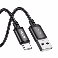 Kabelis USB-A į USB-C Hoco 3A 3 m X91 juodas