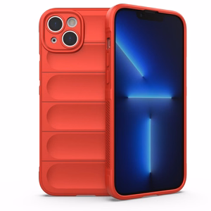 Magic Shield Case dėklas telefonui iPhone 14 Plus lankstus šarvuotas dangtelis raudonas