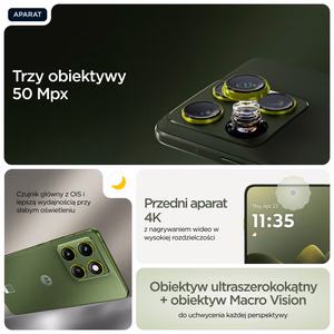Motorola Edge 70 6.7" Dual SIM Android 16 USB Type-C 12 GB 512 GB 4800 mAh Green