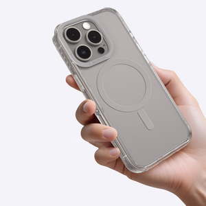 AmazingThing Titan Pro Mag dėklas su magnetiniu žiedu iPhone 16 Pro - pilkas