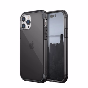 Raptic X-Doria Air dėklas telefonui iPhone 14 Pro Max šarvuotas juodas