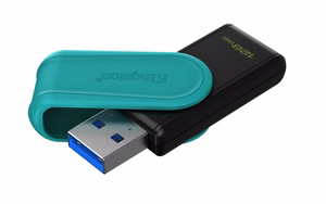 Kingston Technology DataTraveler Exodia S USB atmintukas 128 GB USB A tipo 3.2 Gen 1 (3.1 Gen 1) Juoda, Turkis