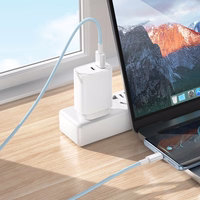 USB kabelis Borofone BX117 USB-A to USB-C 1.0m baltas