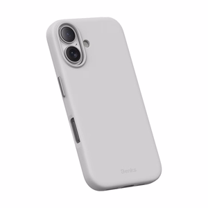 Benks magnetinis Vita Pro silikoninis dėklas telefonui, skirtas Iphone 16, pilkas