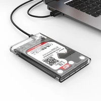 "Orico 2139C3" 2,5 colių HDD/SSD USB-C 5Gb/s diskinis kaupiklis - skaidrus
