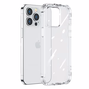 Joyroom Defender Series чехол для iPhone 14 Plus бронированный с крюком и подставкой прозрачный (JR-14H3)