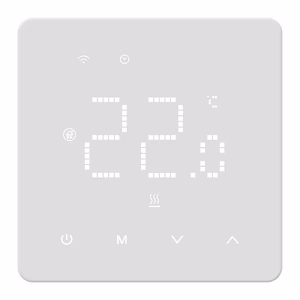 TUYA Programmable Heating Thermostat for Gas Boiler Control, Wi-Fi, 3A, 230VAC