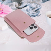 Megztas krepšys telefonui GCW12 rožinis