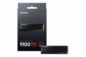 SSD diskas SAMSUNG 9100 Pro 1TB M.2 PCIe Gen5 NVMe TLC Skaitymas 14700 MB/s Rašymas 13300 MB/s