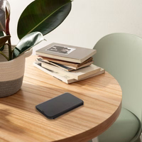 SMART MAG knygos tipo dėklas, suderinamas su MagSafe, skirtas IPHONE 16 Plus, juodas