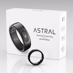 Forever Smartring Astral SR-100 juodas size 7