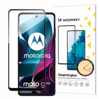 Wozinsky pilno klijavimo grūdintas stiklas Motorola Moto G200 5G 9H pilno ekrano grūdintas stiklas su juodu rėmeliu