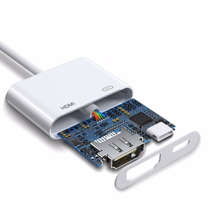 Joyroom S-H141 adapteris Lightning (vyr.) - HDMI FullHD 1080p 60Hz (mot.) / Lightning (mot.) - baltas