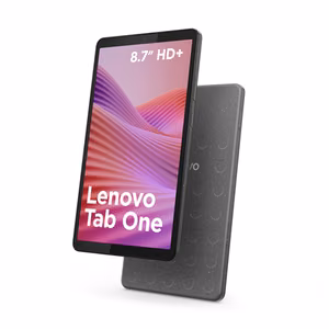 Lenovo Tab One Wi-Fi (be maitinimo adapterio) ZAF00255SE 8.7 " Luna pilka IPS 1340 x 800 pikselių MediaTek Helio G85 4 GB lituota LPDDR4x 64 GB Wi-Fi Priekinė kamera 2 MP Galinė kamera 8 MP Bluetooth 5.3 Android 14 ar naujesnė Garantija 24 mėn. USB-A į USB-C