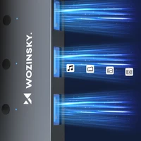 USB-A Hub Wozinsky WHS080YSS 4 x USB-A 3.0 su atskirais jungikliais, aliuminis, su 30 cm laidu - pilkas