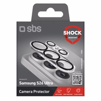 SBS rear camera protective stiklas for Samsung Galaxy S26 Ultra - with juodas frame