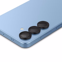 Spigen Optik Pro GLAS.TR EZ FIT 2 komplekti kameros dangteliui Samsung Galaxy S25 - juodas