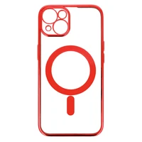 Tel Protect magnetinis prabangus dėklas telefonui Iphone 13 Mini raudonas