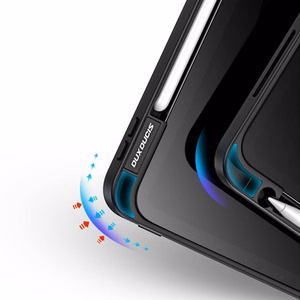 DUX DUCIS dėklas MAGI su pieštuko laikikliu iPad Pro 11 (2018/2020/2021/2022) juodas
