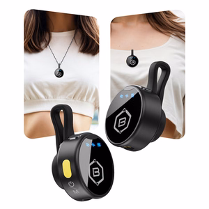 Blavec Lavalier Microphones x 2 MK-02 ClipGo Combo: Type C, Lightning, BT (LMMK02-B) black