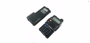 Baofeng UV-5R HTQ – nešiojamoji radijo stotelė, 3800 mAh akumuliatorius, USB-C