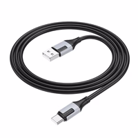 USB kabelis Borofone BX101 USB-A to USB-C 1.0m juodas