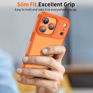 Tech-Protect MagMat dėklas iPhone 17 Pro oranžinis matinis