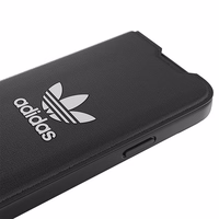 Adidas OR Dėklas telefonui Booklet BASIC iPhone 14 6.1" juodas/baltas 50181