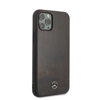 Mercedes Wood Line Rosewood dėklas iPhone 11 Pro Max - rudas