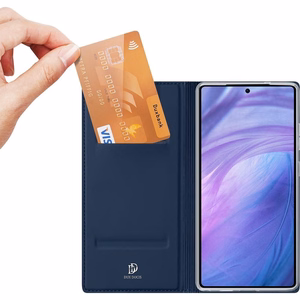 DUX DUCIS чехол-книжка SKIN PRO для SAMSUNG S25 Ultra синий