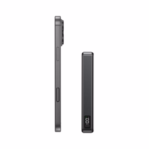 Blavec Power Bank 10000mAh BJ-05 Ultra Fast 16mm - Type C - Qi2.2 25W + PD 45W магнитная индукция Magsafe 2 in 1 (PBBJ05-QI22MC10B) черный алюминий (поврежденная упаковка)