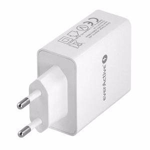 Tinklo įkroviklis EVERACTIVE SC-400 4× USB 5 A, baltas