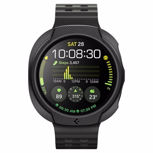 Spigen Liquid Air dėklas laikrodžiui Samsung Galaxy Watch 8 44mm - matinis juodas