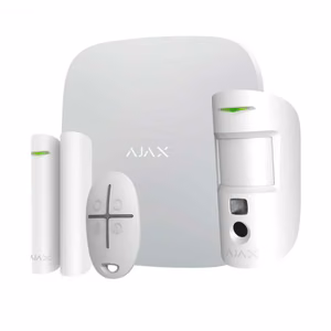 Ajax StarterKit Cam Plus apsaugos signalizacija, balta