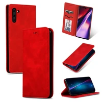 Dėklas Business Style Xiaomi Redmi Note 13 5G/Redmi Note 14S raudonas