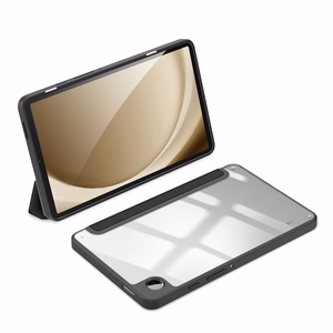 Dux Ducis Toby dėklas planšetiniam kompiuteriui Samsung Galaxy Tab A9 8.7'' su flip stovu - juodas
