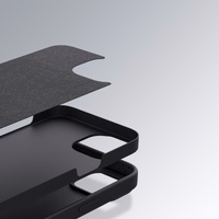 Nillkin CamShield Silky Silikoninis dėklas iPhone 14 Pro Max silikoninis dėklas su kameros apsauga mėlynas