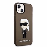 Karl Lagerfeld Ikonik Karl dėklas telefonui iPhone 14 Plus - juodas