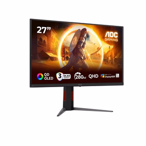 AOC G4 Q27G4ZD kompiuterio monitorius 68.6 cm (27") 2560 x 1440 pikselių Quad HD QD-OLED juodas, raudonas