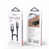 YESIDO LAIDAS CA129C 18W USB/TYPE-C 1,2M 2A juodas