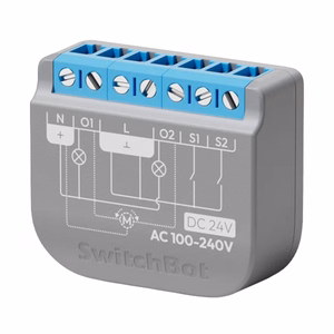 SwitchBot Relay Switch 2PM išmanusis dviejų kanalų jungiklis