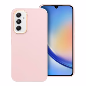 Чехол Samsung A54 5G Frame пудровый розовый