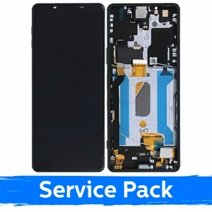 LCD Display Compatible With Sony Xperia 1 III Black (Service Pack)
