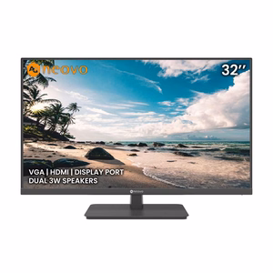 AG Neovo VA-3201 kompiuterio monitorius 32" 1920 x 1080 pikselių Full HD LCD juodas