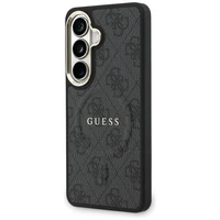 Guess dėklas 4G Embossed Ring MagSafe for Samsung Galaxy S26 Plus juodas