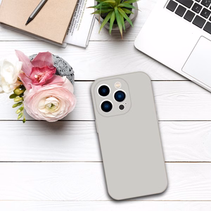 Tel Protect Silicone Premium dėklas telefonui Iphone 14 Pro Max titano