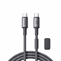 Cable USB-C - USB-C Joyroom S-A50, 60W, 1.2m pilkas