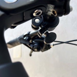 Wozinsky tvirtas telefono laikiklis dviračiui, motociklui, paspirtukui, juodas (WBHBK6)