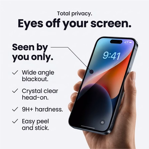 Tech-Protect Quick Set Spy+ 2 vnt. privatumo apsauginių stiklų rinkinys, skirtas iPhone 18 Pro
