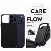 CARE by PanzerGlass Funkcinis FLOW Magnetinis dėklas telefonui iPhone 17 Pro Max - Juodas